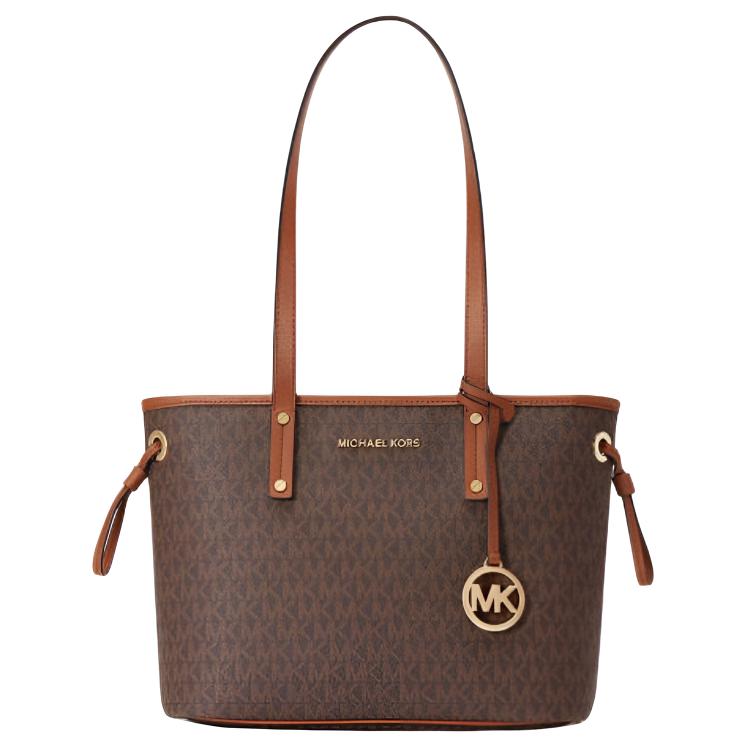 Женская сумка-тоут MICHAEL KORS Jet Set Travel (темно-коричневая)