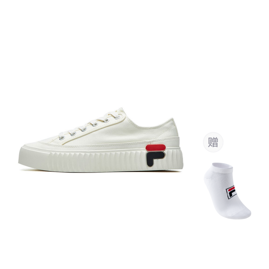 Женские кеды Fila Gear (молочно-белые)