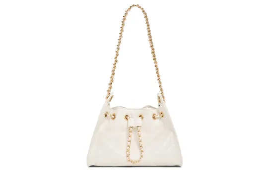 CHARLES&KEITH ck 26 летняя сумка-ведро с цепочкой и ромбами дофамина, сумка через плечо из искусственной кожи, средняя женская многоцветная