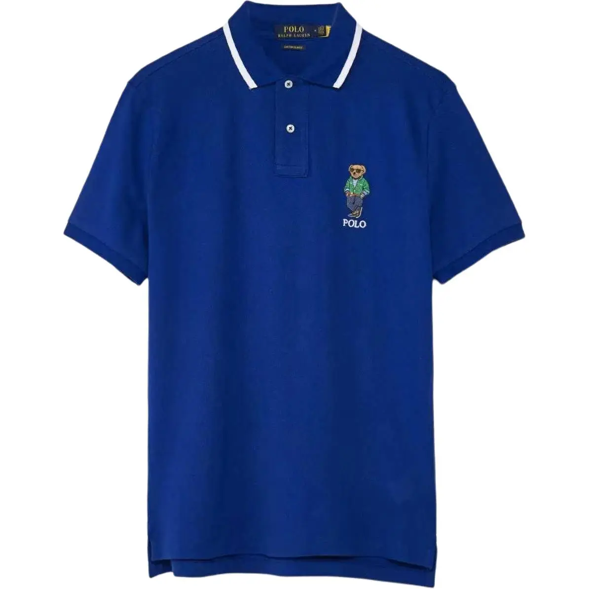 Polo Ralph Lauren Polo Bear Polo Shirts Men's Blue Polo Collar Moderate