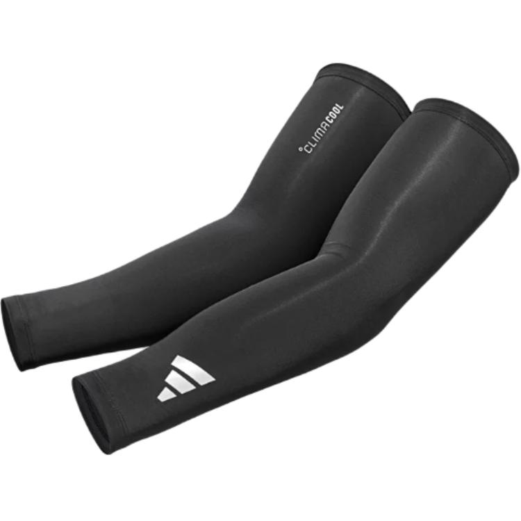 Adidas, sports protective gear, sleeves, black elbow pads for men and women, sun protection, for beloved