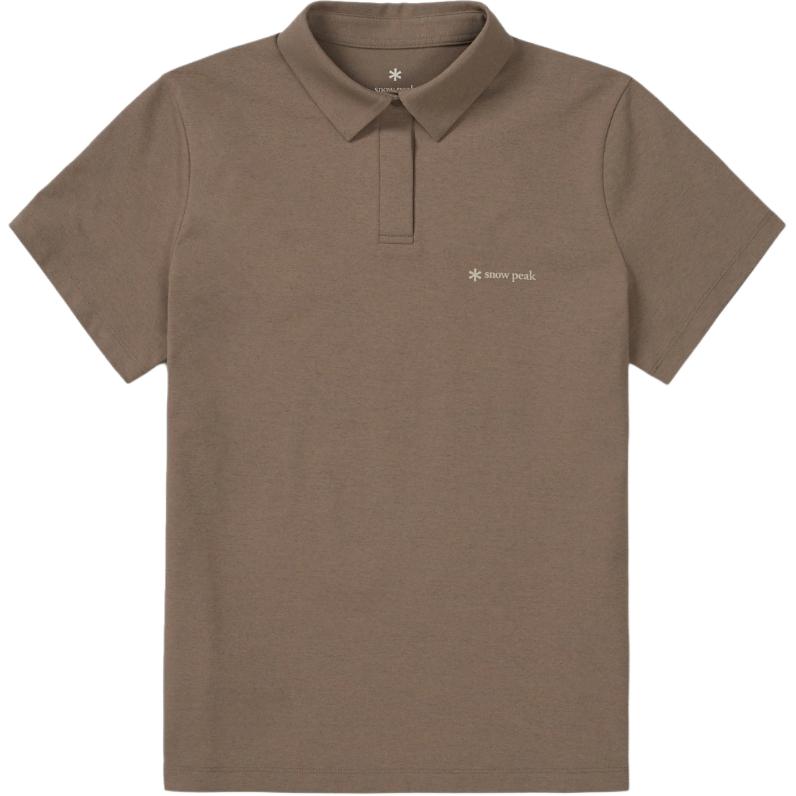 Женская футболка snow peak LogoPolo (белая)