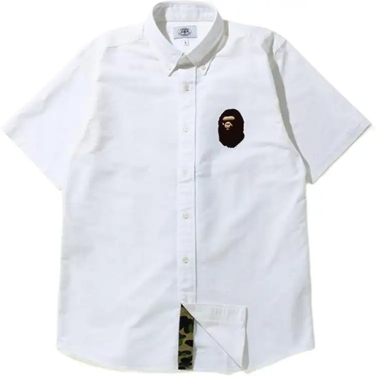 A BATHING APE Shirts Men's Lapel Moderate Other