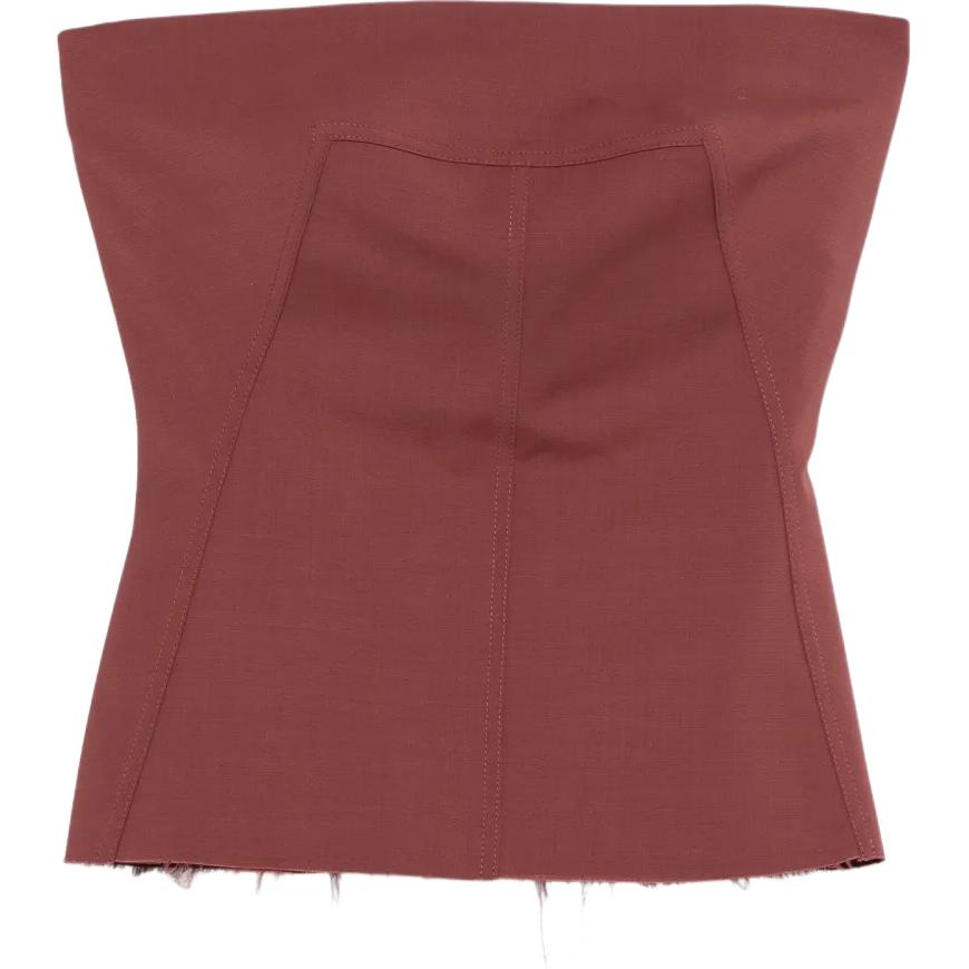 Женский топ Rick Owens Bustier (серый)