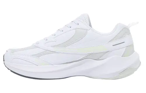 FILA Cushioning Low top Casual Running Shoes Unisex White Korean Style