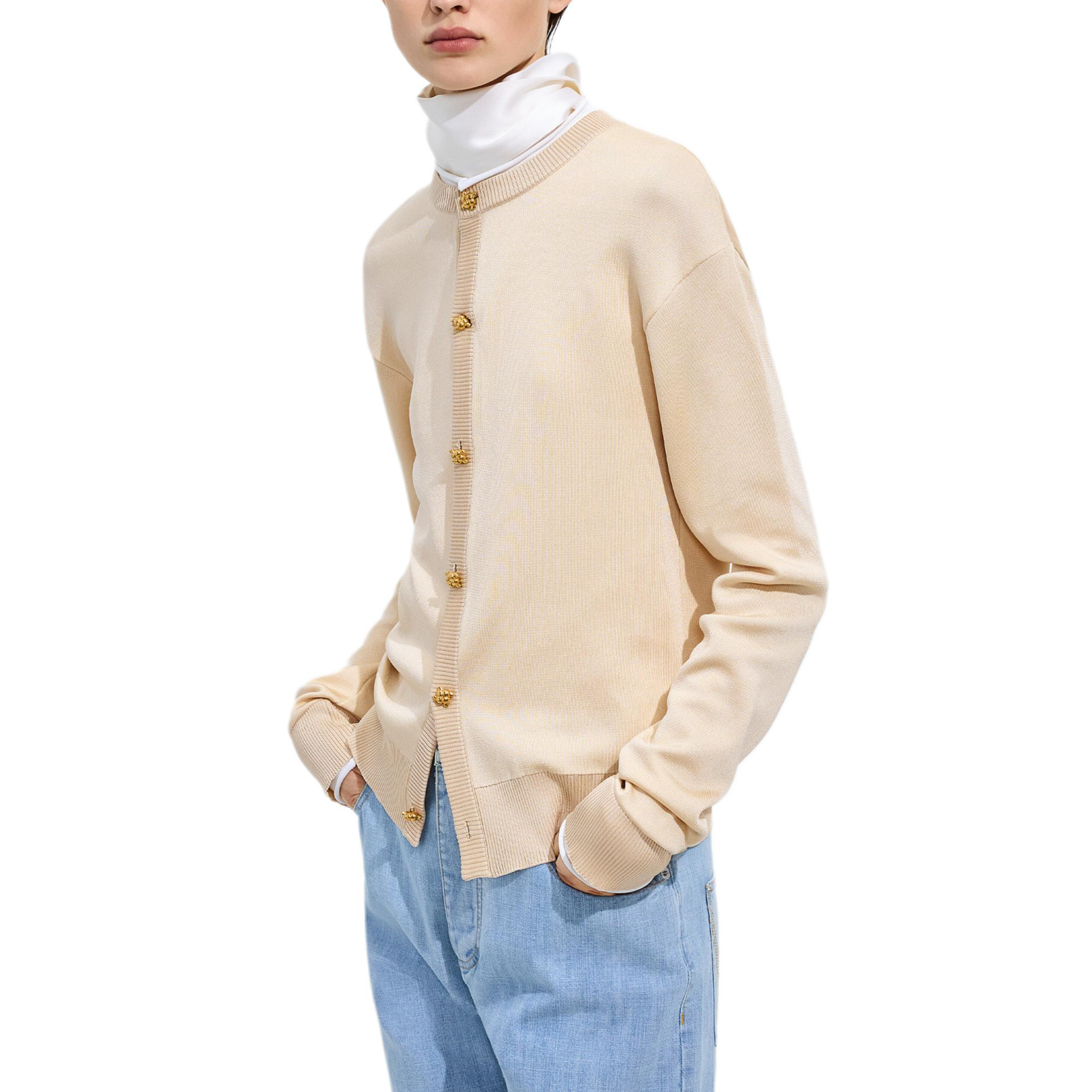 Женский кардиган Bottega Veneta (черный)