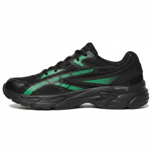 FILA Low top Casual Running Shoes Unisex Black Green