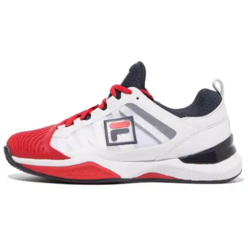 FILA Low top Tennis Shoes Unisex Red White Black