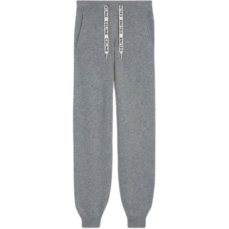 CELINE FW22 Knitted Sweatpants Women's Gray