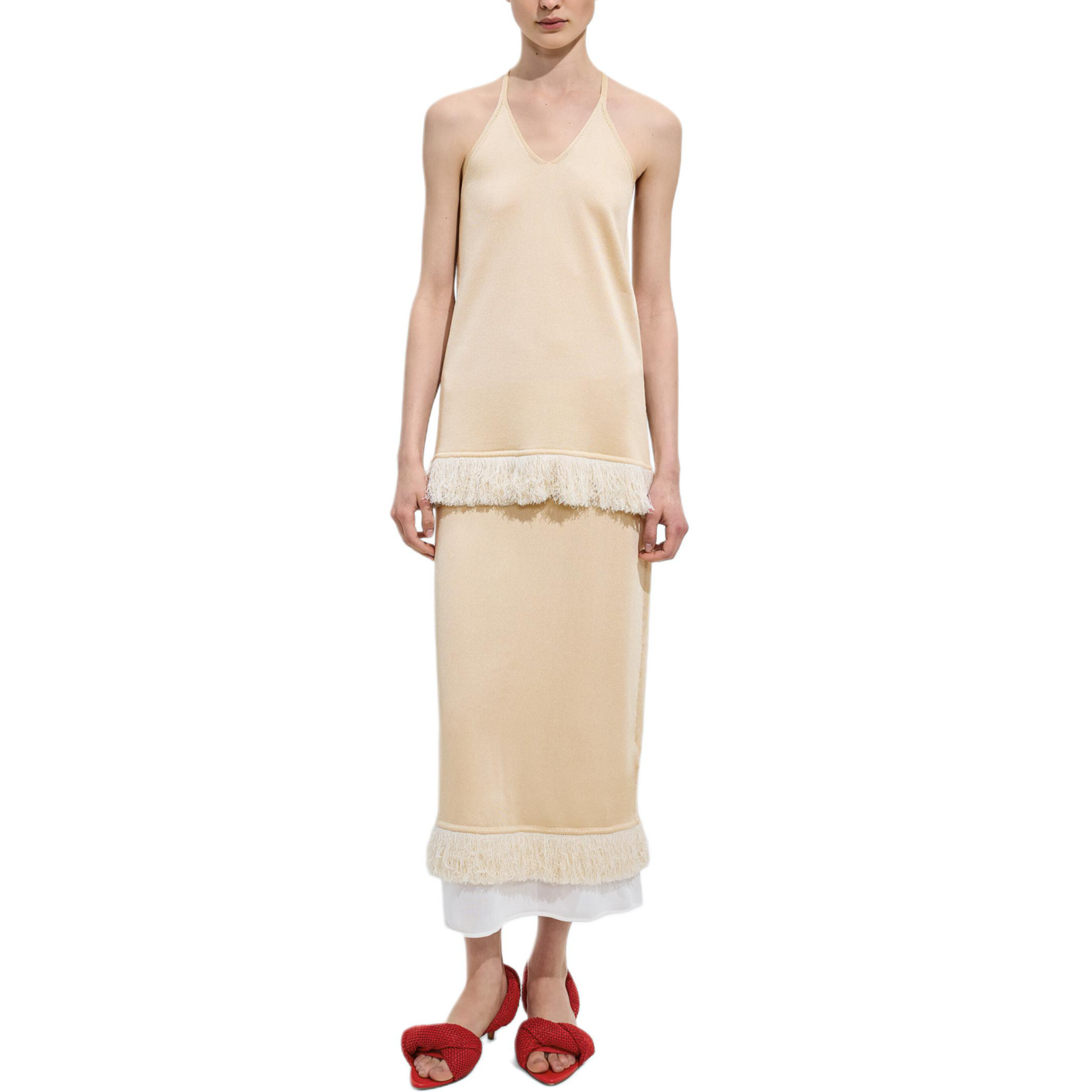 Женская юбка Bottega Veneta SS26 (черная)