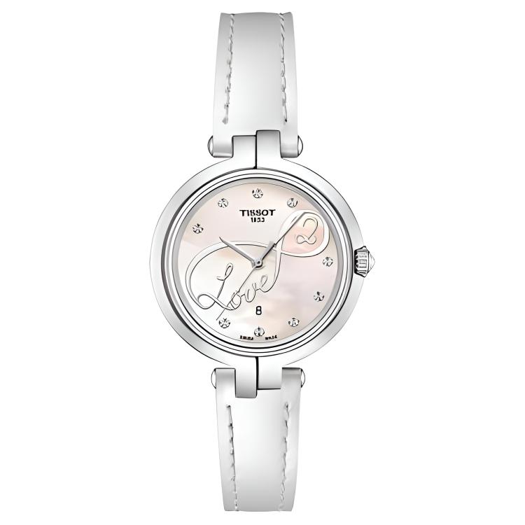 Женские часы TISSOT Flamingo (белые)