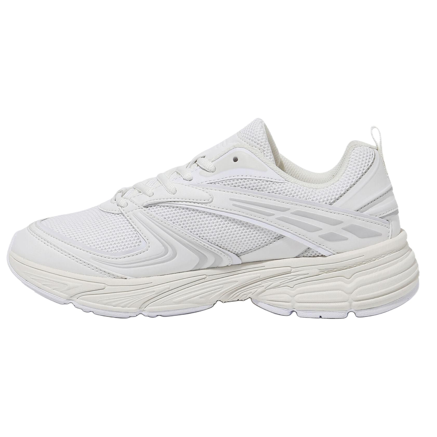 FILA Interrun Cushioning, Wear Resistant Low top Casual Shoes Unisex White