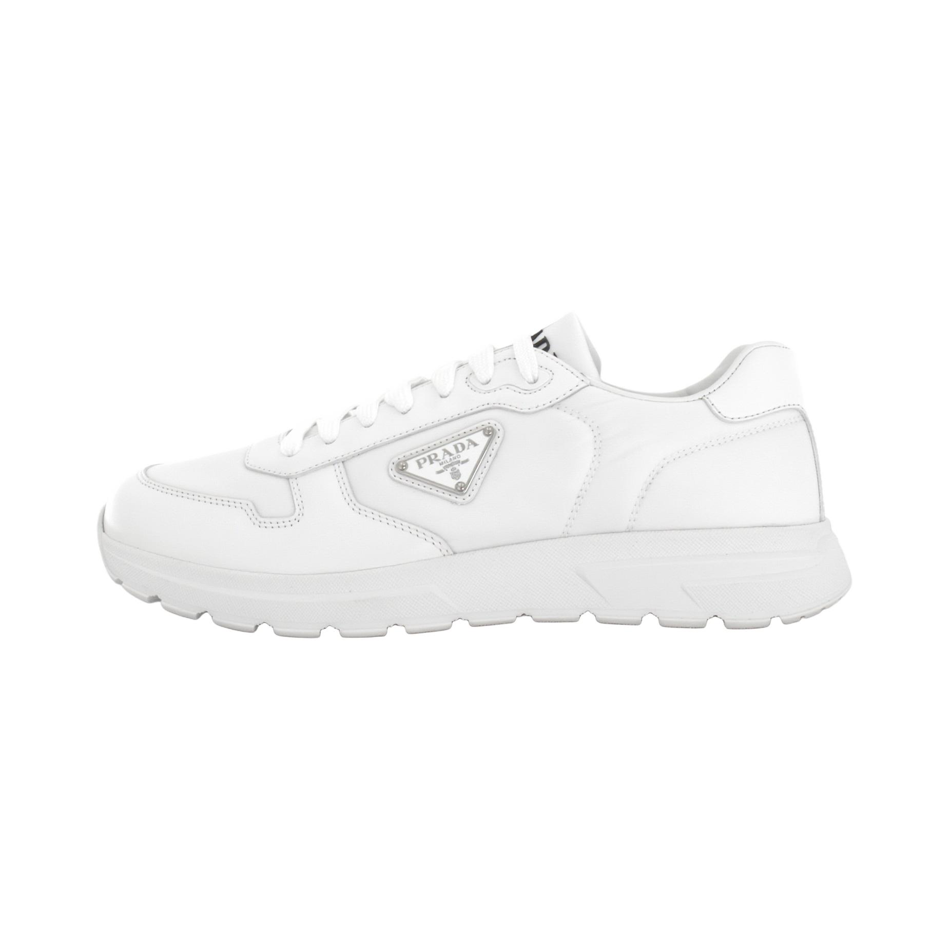 Мужские кроссовки Prada Prax 01 (белые)