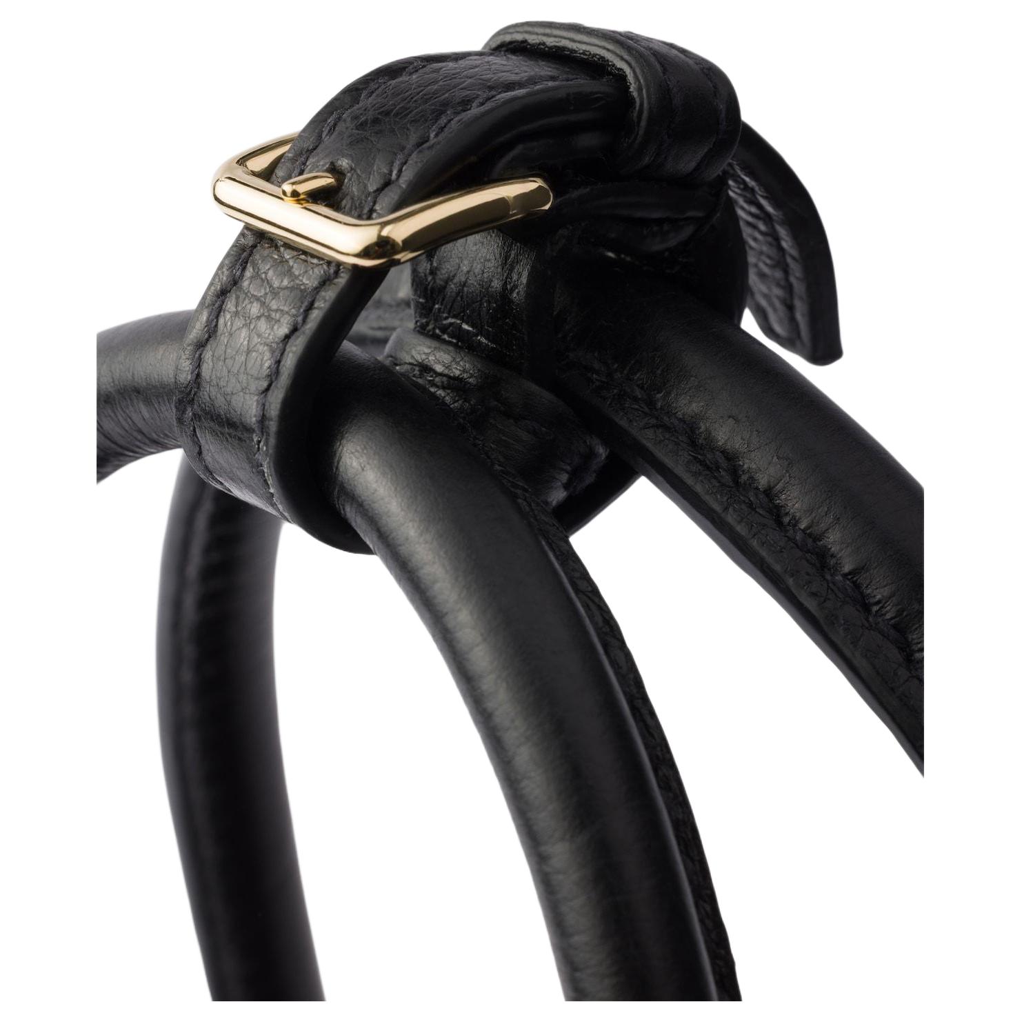 Женская сумка Prada Signet (черная) — фото 6