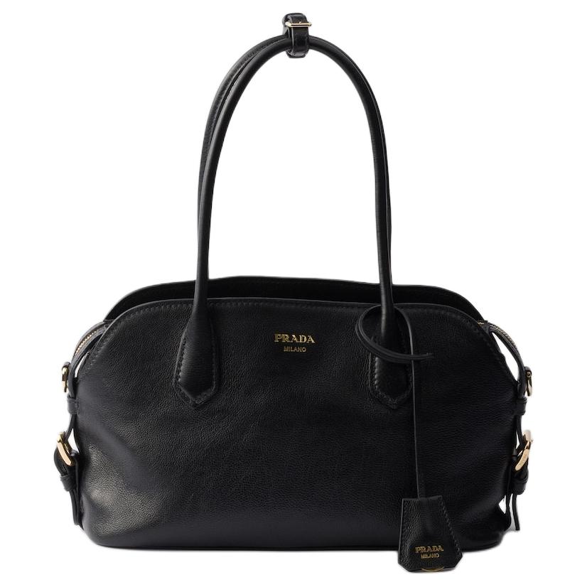 Женская сумка Prada Signet (черная)