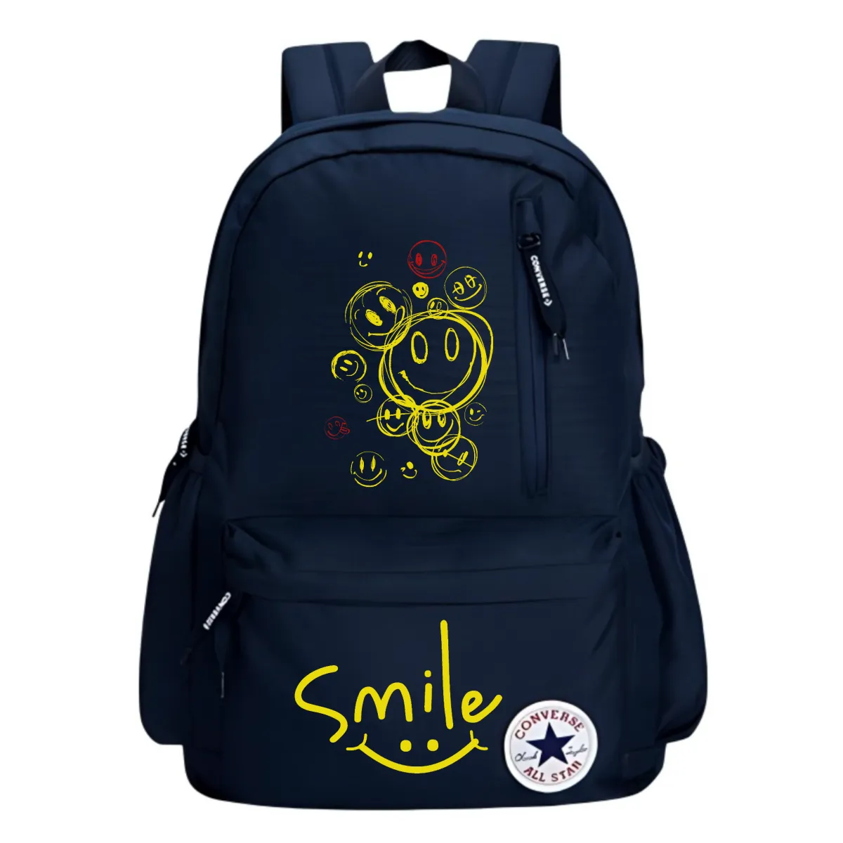 Converse Polyester Backpack Regular Unisex Navy Blue