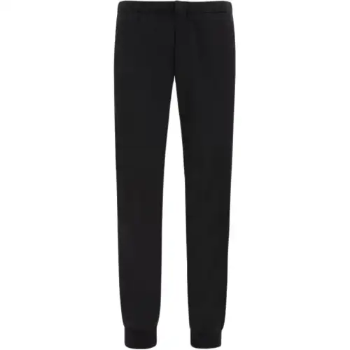 PRADA Logo Plaque Straight Leg Pants