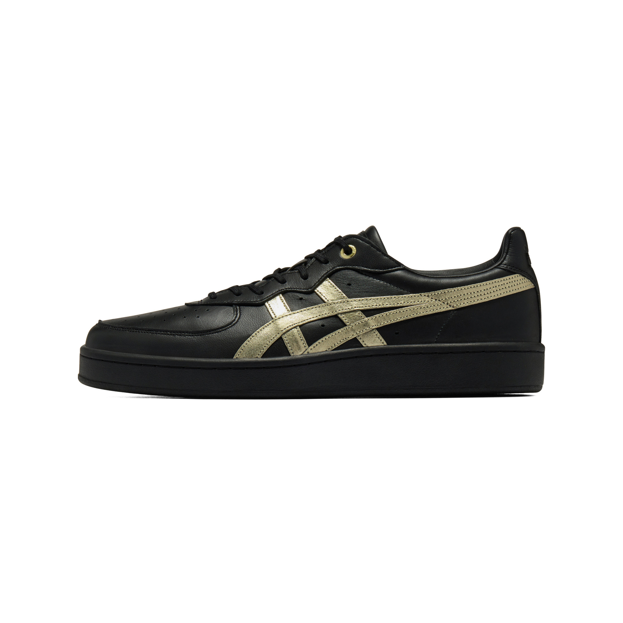 Кеды Onitsuka Tiger GSM SD (черно-золотые)