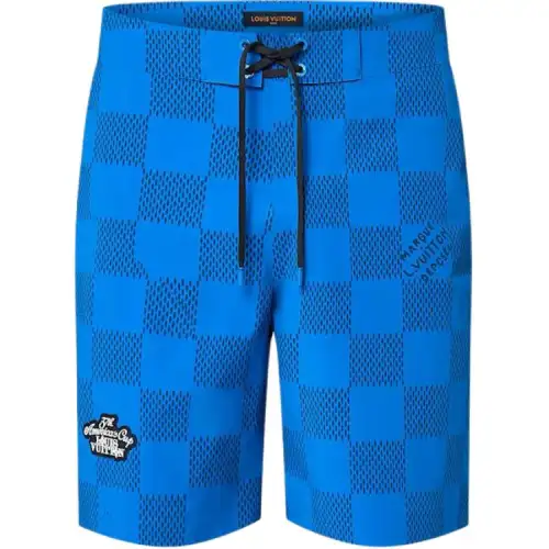 LOUIS VUITTON SS24 Beach Shorts Men's Blue