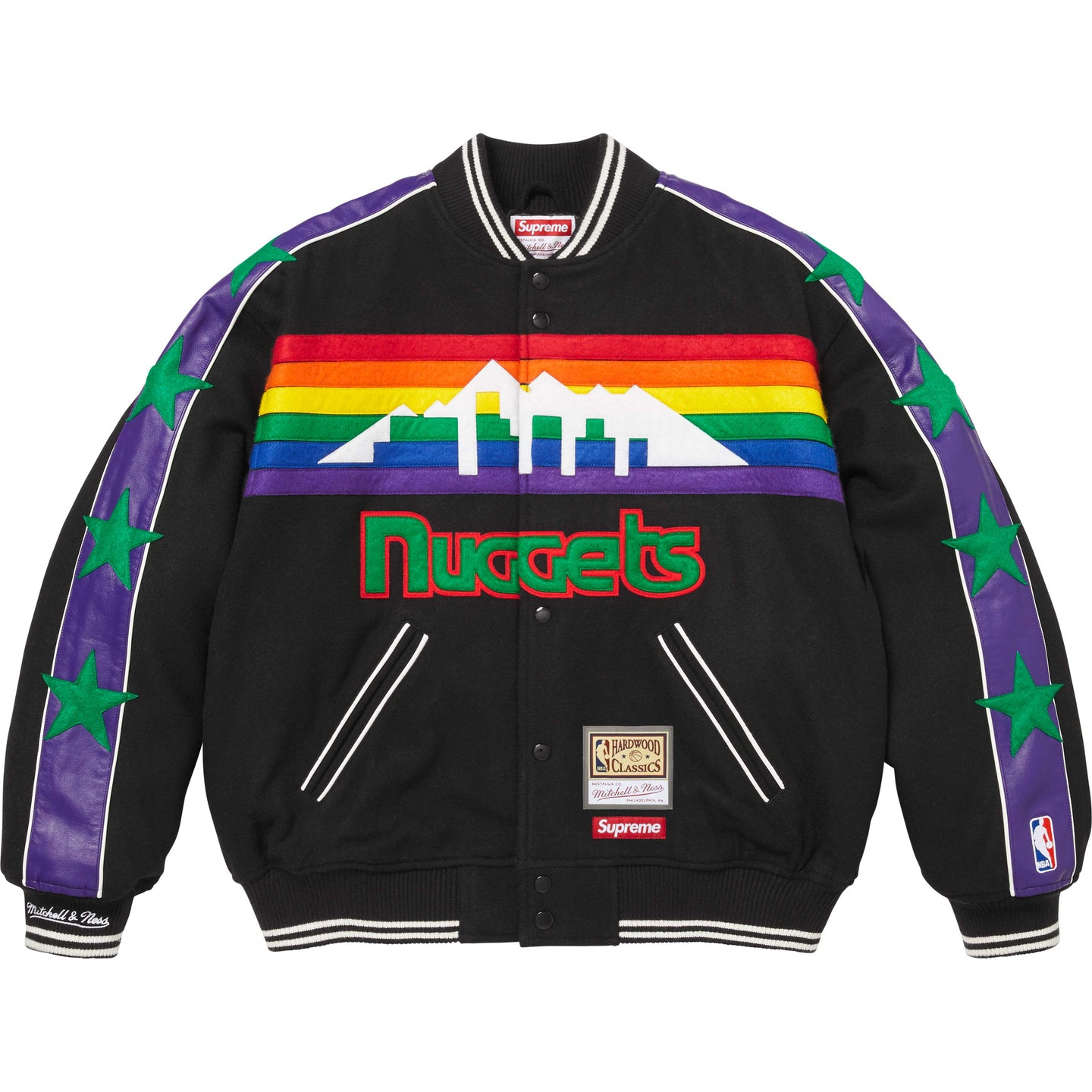 Куртка Supreme × Mitchell & Ness Teams Varsity (цвет как на фото)