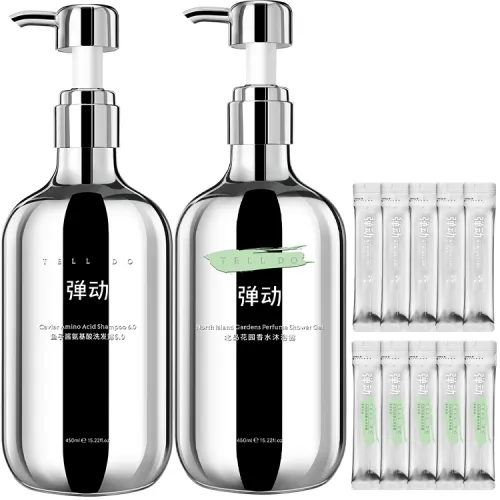 Perfumed shampoo, shower gel contains rose, moisturizing brightening fragrant set strongly flavoured for men and women amino acid based, oil sheen control, adds volume, long-term effect, anti-itch, for hair care, skin tone brightening