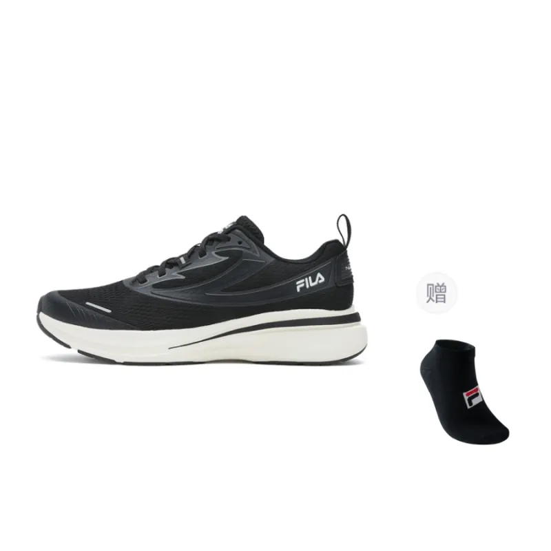 FILA NUVOLE Soft Cloud Low top Casual Trail Running Long Distance Running City Commuting Running Shoes Men's Black