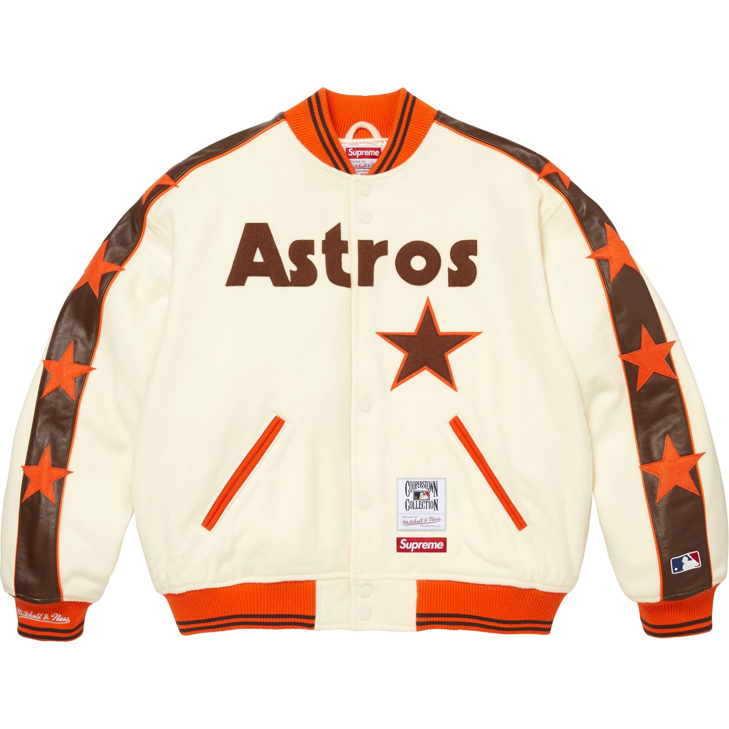 Куртка Supreme × Mitchell & Ness Teams Varsity (цвет как на фото) — фото 15