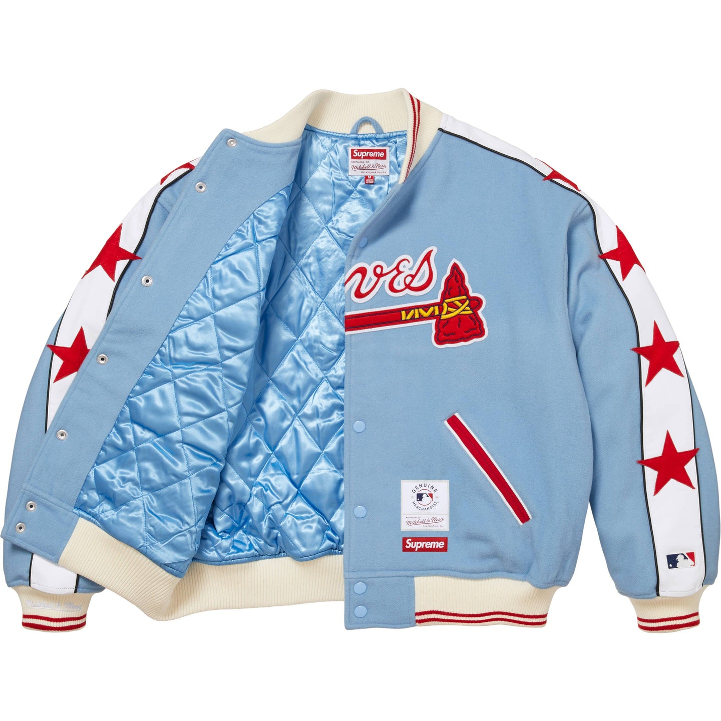 Куртка Supreme × Mitchell & Ness Teams Varsity (цвет как на фото) — фото 12