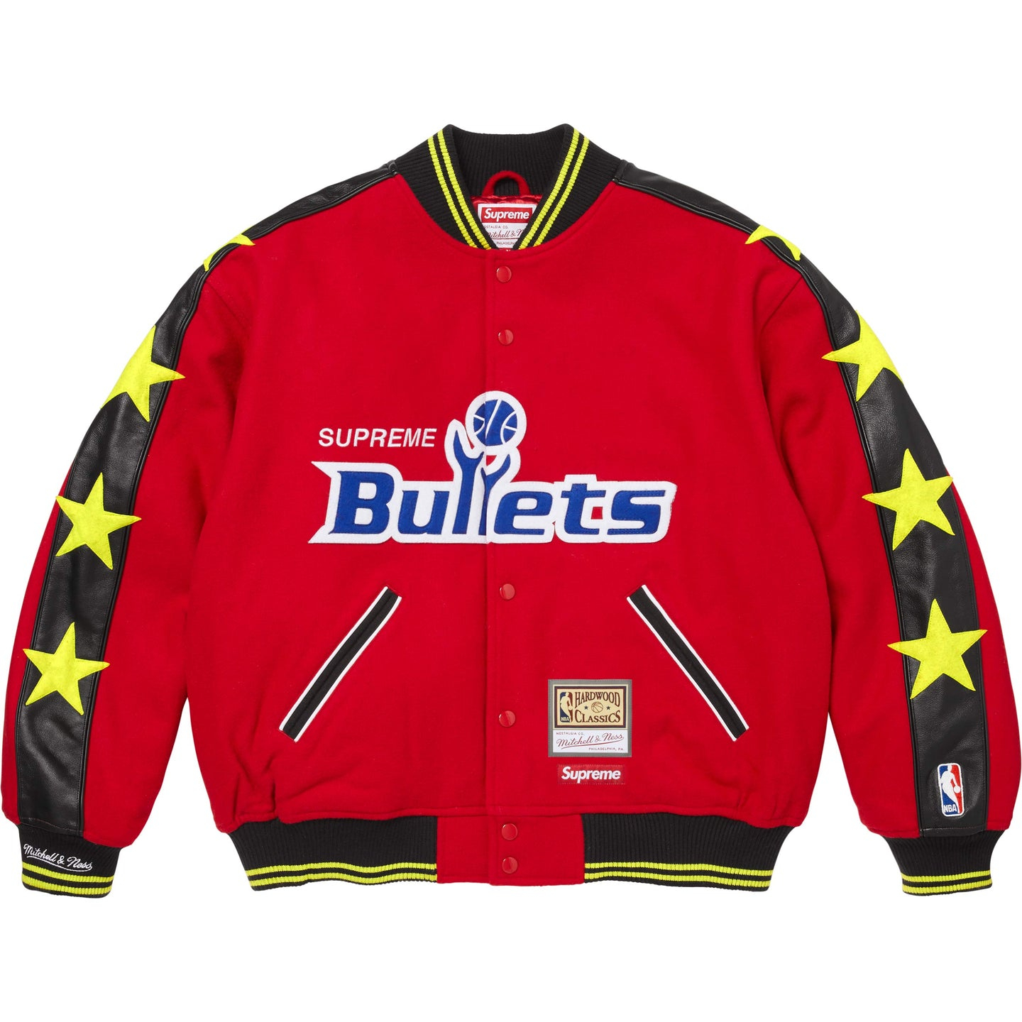 Куртка Supreme × Mitchell & Ness Teams Varsity (цвет как на фото) — фото 5