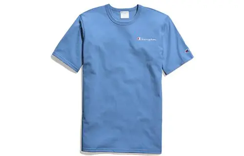 Champion 2019/01/01 T Shirt US Version Unisex 1 Pc Light Blue
