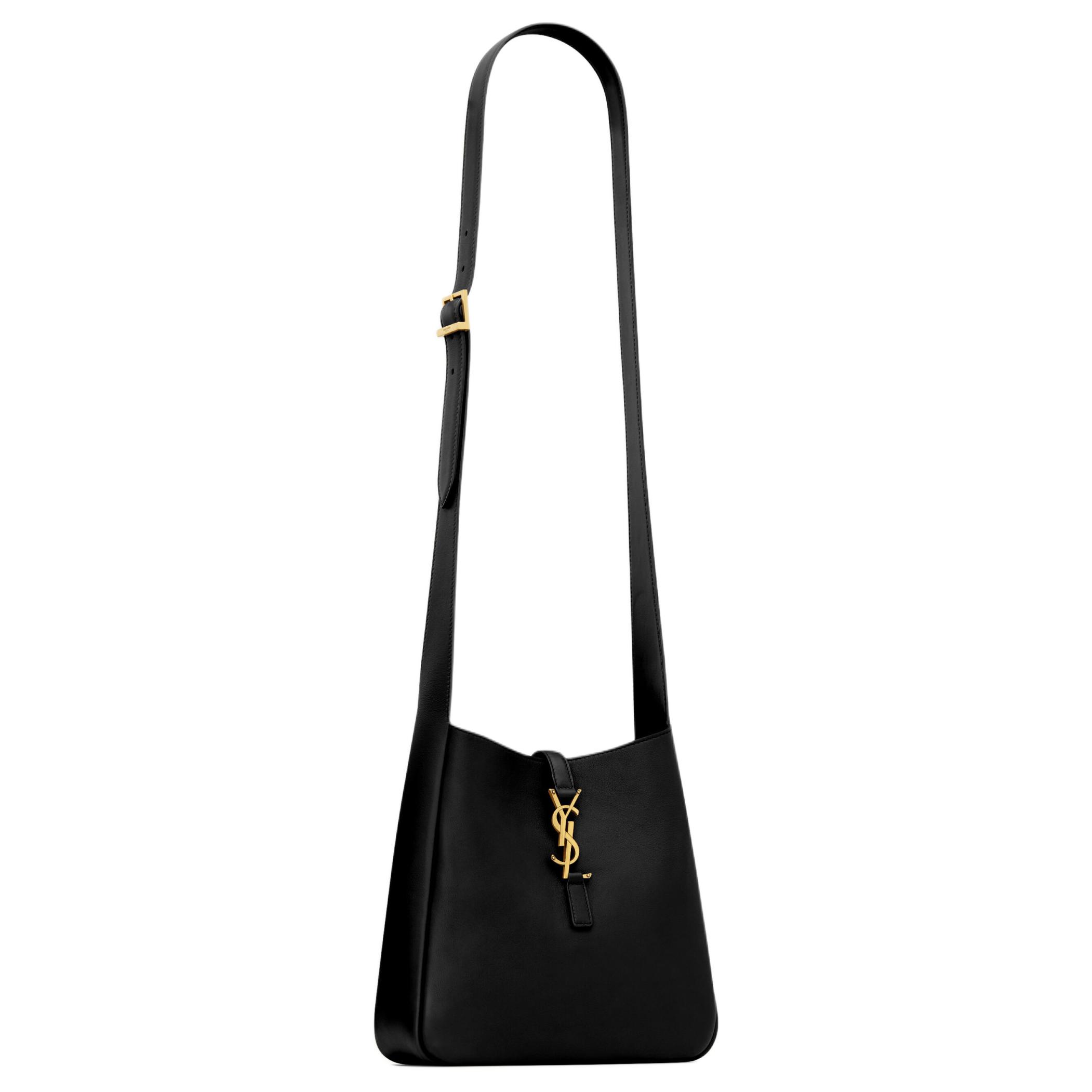 Женские сумка SAINT LAURENT LE 5 À 7 Logo (черная) — фото 3