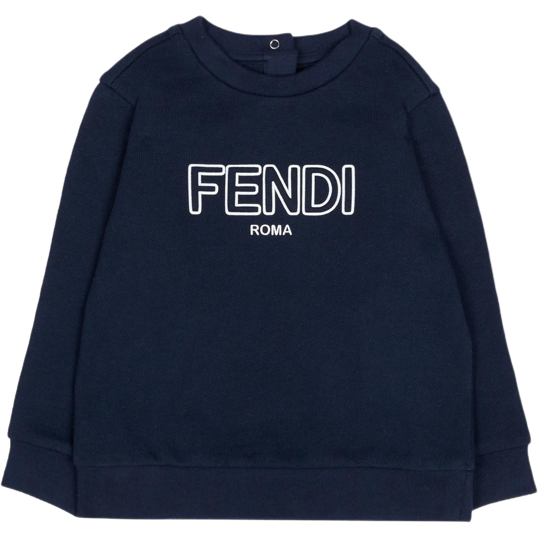 Детский свитшот Fendi (серый)