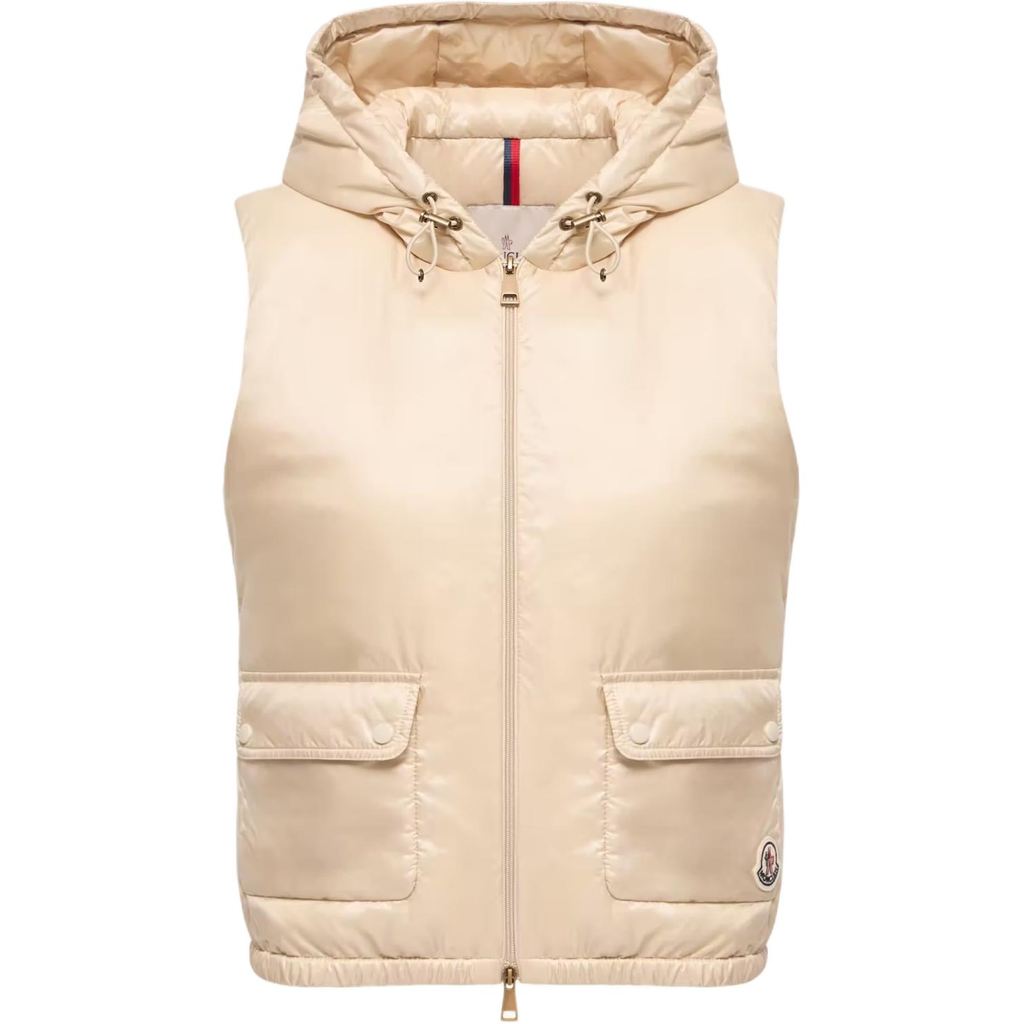 Женский жилет Moncler Lansette (бежевый)