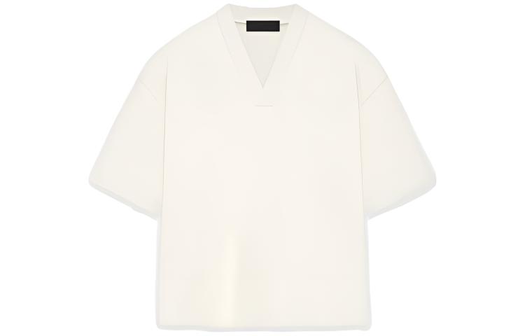 Мужская футболка Fear of God Essentials Cloud Dancer (белая)