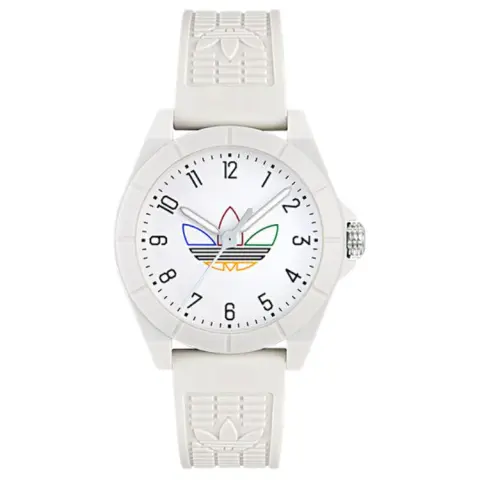 Adidas Originals PROJECT FOUR Wrist Watches Quartz Movement Resin Strap 41mm White Dial Unisex