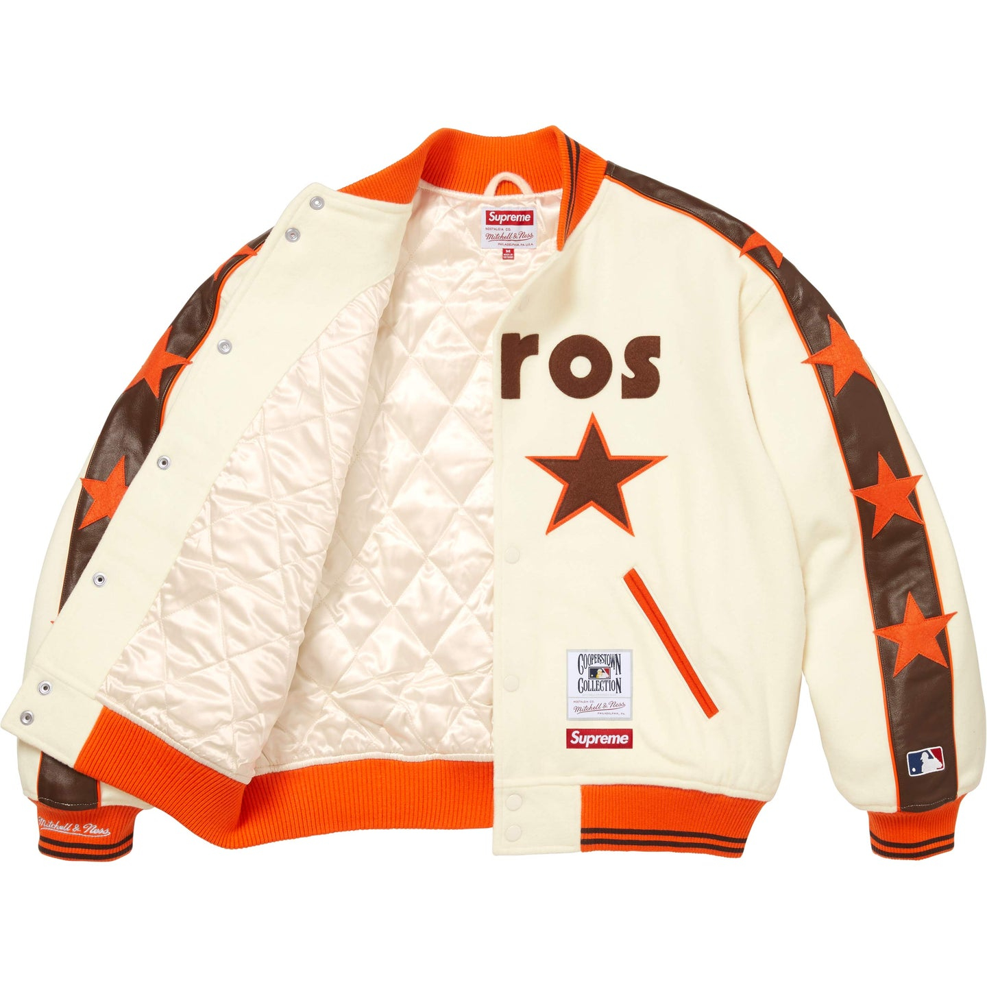Куртка Supreme × Mitchell & Ness Teams Varsity (цвет как на фото) — фото 17