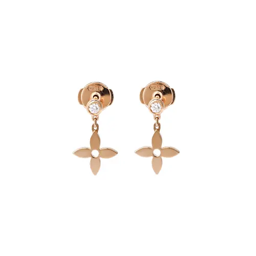 LOUIS VUITTON Idylle Blossom Ear Stud Pink Gold And Diamond   Per Unit