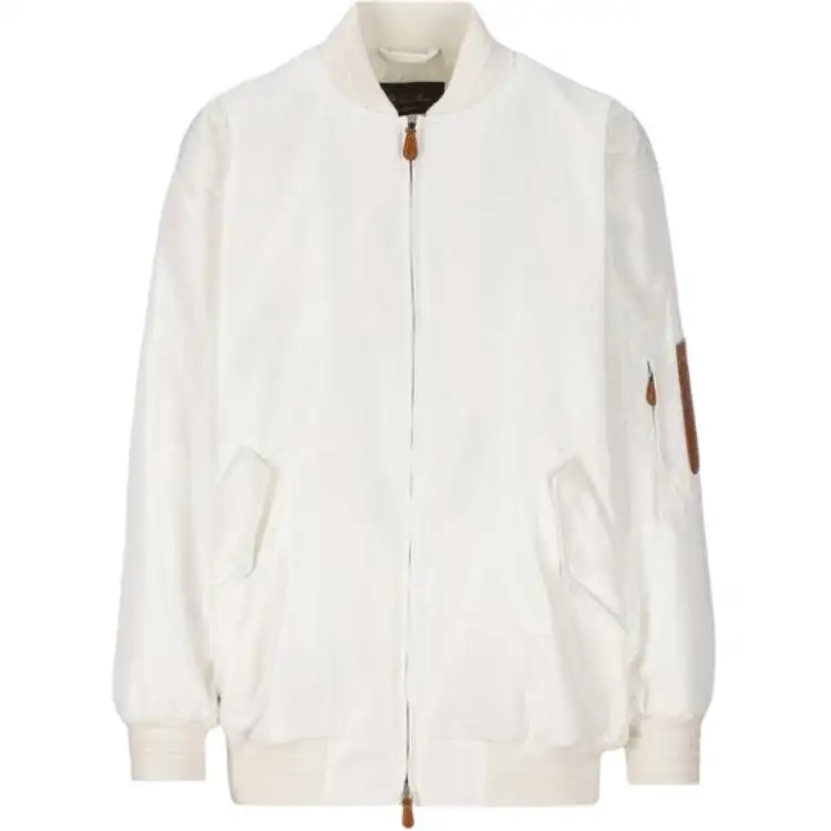 Loro Piana Zip Closure Jacket Women's White