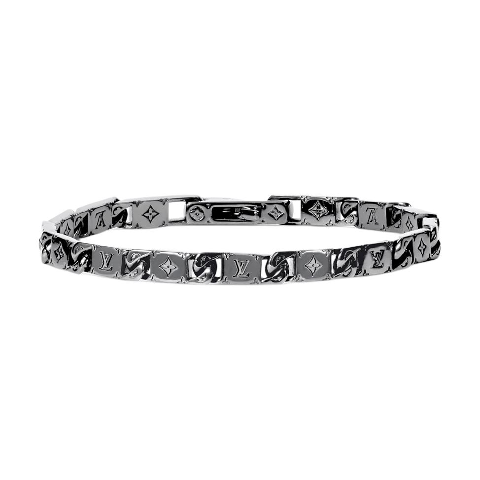 Мужской браслет Louis Vuitton Identity Bracelet (серый)