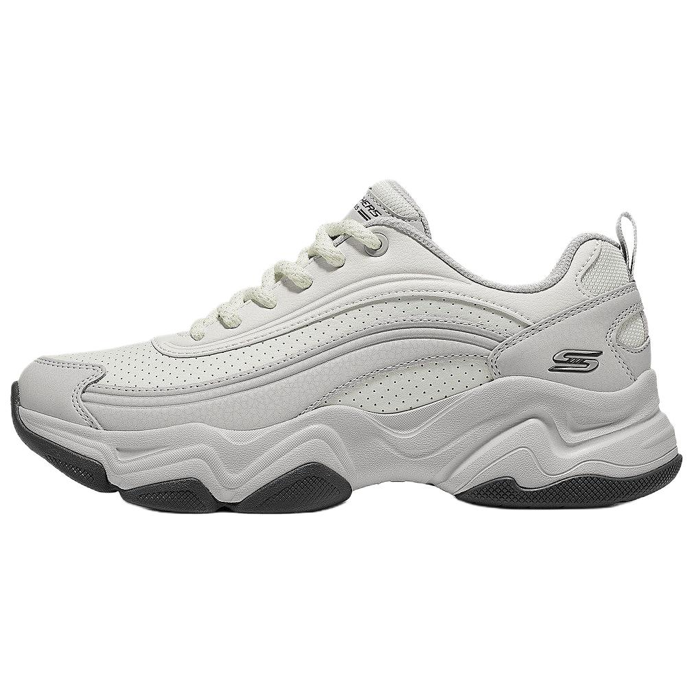 Женские кроссовки Skechers Skechers DLITES logo (бело-серый)