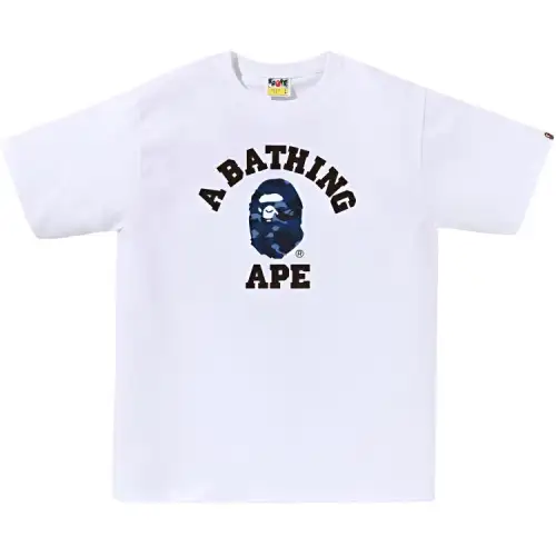 Bape Color Camo College Tee