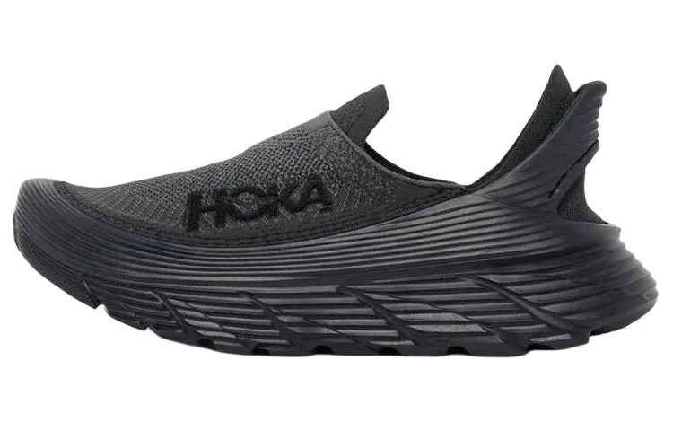 HOKA ONE ONE Restore TC Breathable Low-top Casual Trail Running Shoes Unisex Black