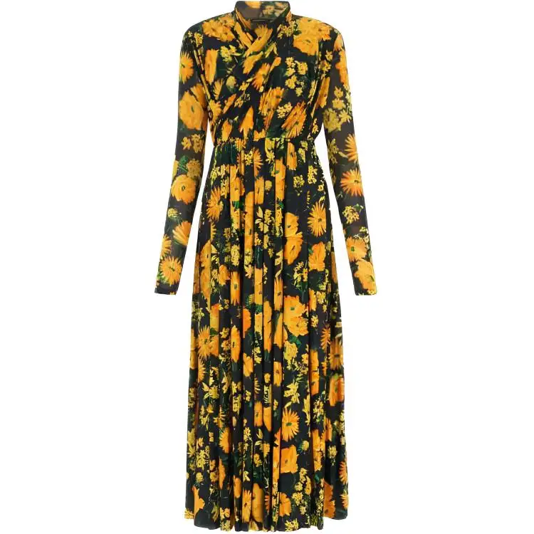 Balenciaga floral-print maxi dress