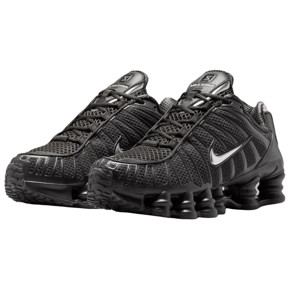 Женские кроссовки Nike Shox TL (черные) — Чёрный — фото 3