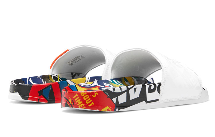Шлепки Reebok Bep classic slide (белый) — фото 5