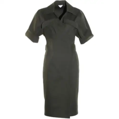 Bottega Veneta Twill Midi Dress