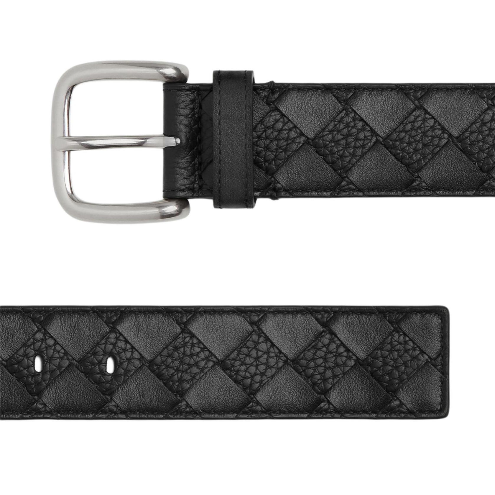 Мужские очки Bottega Veneta Intrecciato (черные) — фото 3