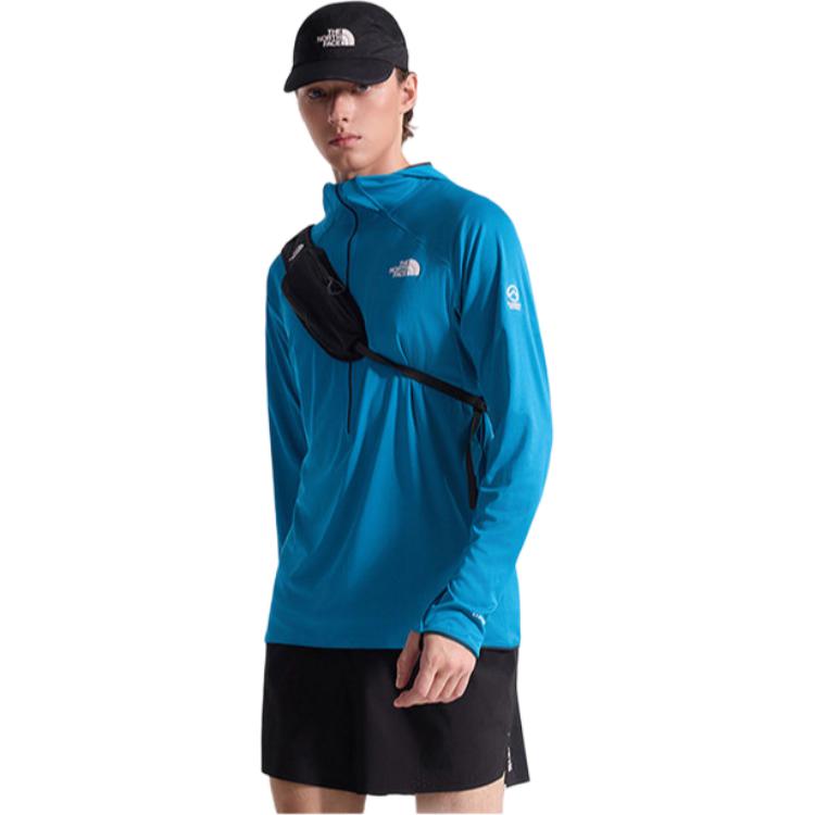 Мужская лонгслив The North Face Summit Direct Sun (голубой) — фото 2