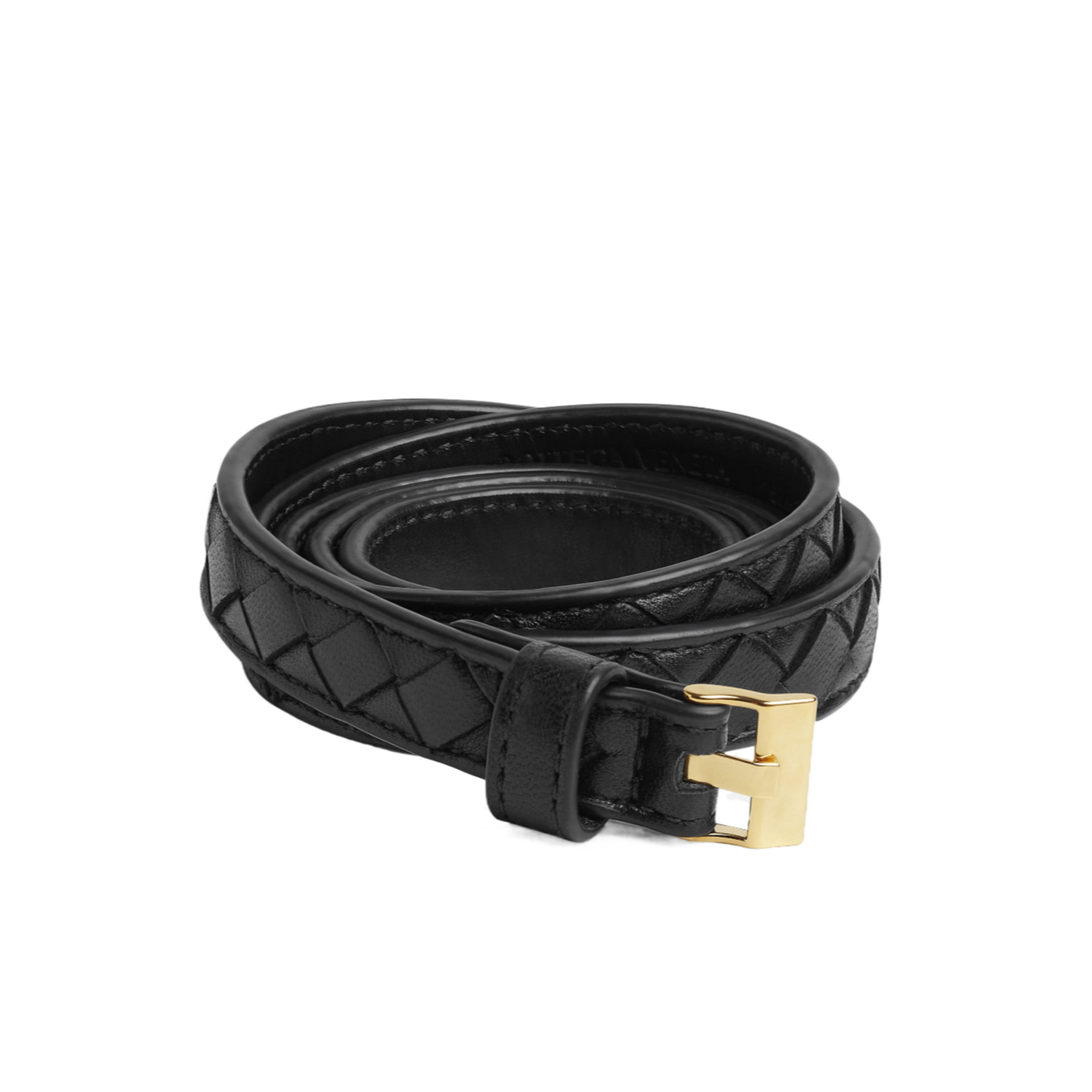 Женский ремень Bottega Bottega Veneta 1.5cm (черный)