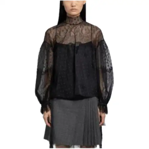 DIOR Shirts Women's Black Turtleneck Moderate Other
